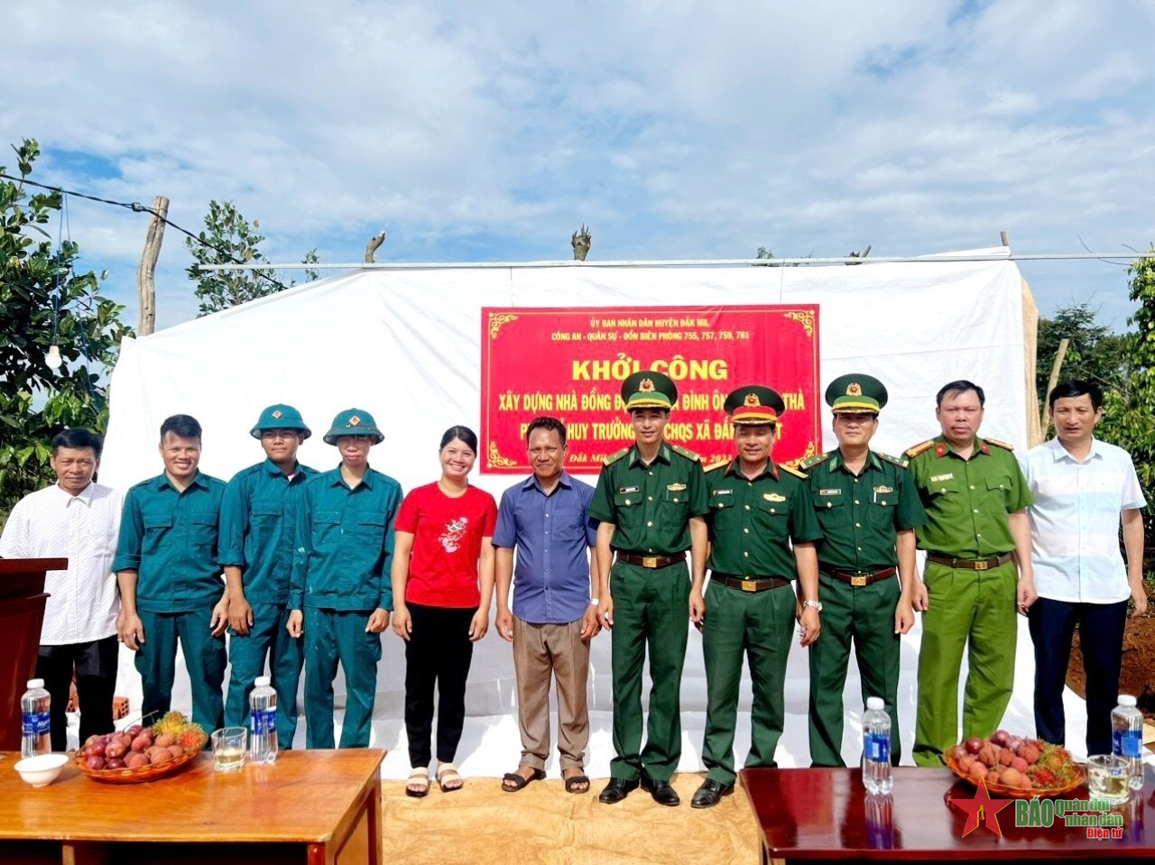 Chung tay góp sức xây dựng mái ấm nghĩa tình